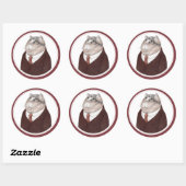VALET CAT Large Round Stickers ラウンドシール (シート)