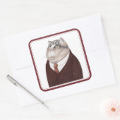 VALET CAT Large Squareステッカー スクエアシール (封筒)