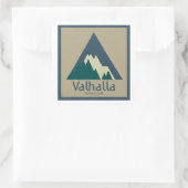 Valhalla Provincial Park Rustic スクエアシール (バッグ)