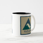 Valhalla Provincial Park Rustic ツートーンマグカップ (正面右)
