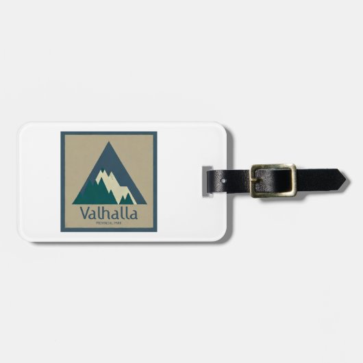 Valhalla Provincial Park Rustic ラゲッジタグ (正面横)