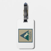 Valhalla Provincial Park Rustic ラゲッジタグ (裏面縦)