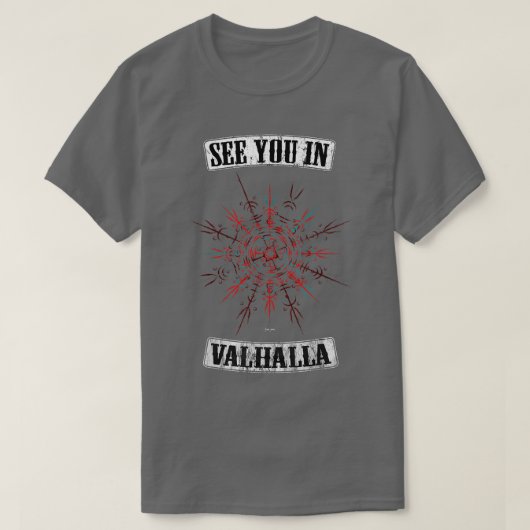 Valhalla Warriors Berserker Vikings Odin Ragnar137 Tシャツ (デザイン正面)