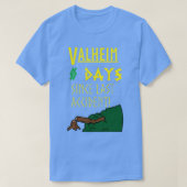 Valheim Days Since Last Accident Yellow Font Tシャツ (デザイン正面)