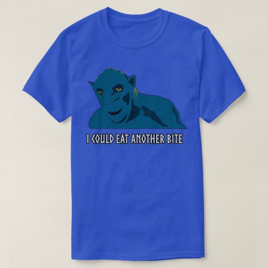 Valheim Troll I could eat another bite Tシャツ (デザイン正面)