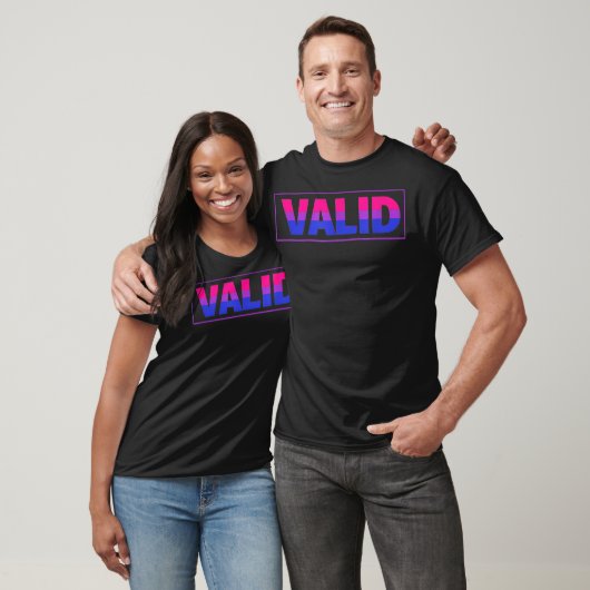 Valid Bisexual Pride LGBTQ Support Tシャツ (ユニセックス)