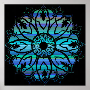 Valium Pane Midnight Print ポスター