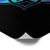 Valium Pane Midnight Print ポスター (角)