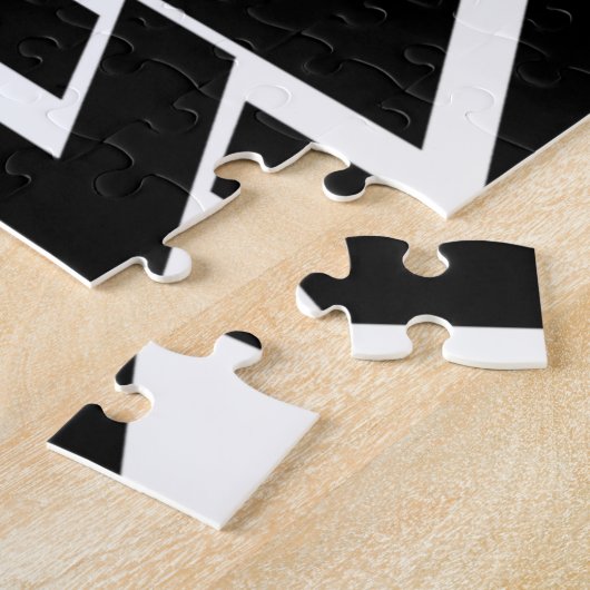 ValknutのバイキングのNorseの北欧の保護記号Odin ジグソーパズル (側面)