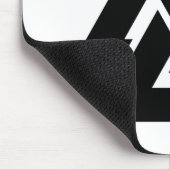 Valknutの記号のtriquetra マウスパッド (コーナー)