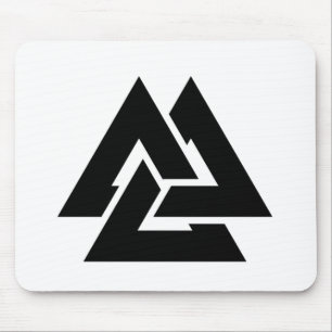 Valknutの記号のtriquetra マウスパッド