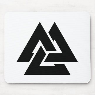 Valknutの記号のtriquetra マウスパッド