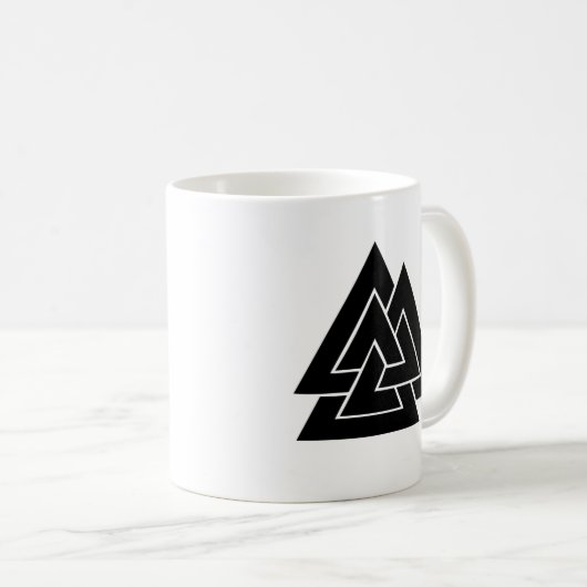 Valknut コーヒーマグカップ (正面右)