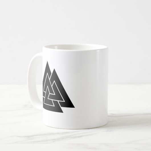 Valknut コーヒーマグカップ (正面左)