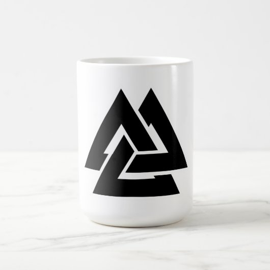  Valknut コーヒーマグカップ (中央)