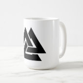  Valknut コーヒーマグカップ (正面右)
