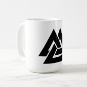  Valknut コーヒーマグカップ (正面左)