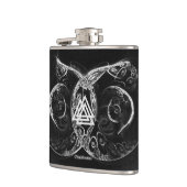 VALKNUT. バイキングの上昇 フラスク (左)