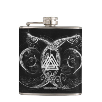 VALKNUT. バイキングの上昇 フラスク