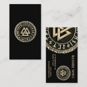Valknut (WindingGOLD)名刺 名刺 (正面/裏面)