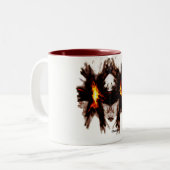 Valkyrie -あられOdin。 戦士を導くことを許可して下さい ツートーンマグカップ (正面左)