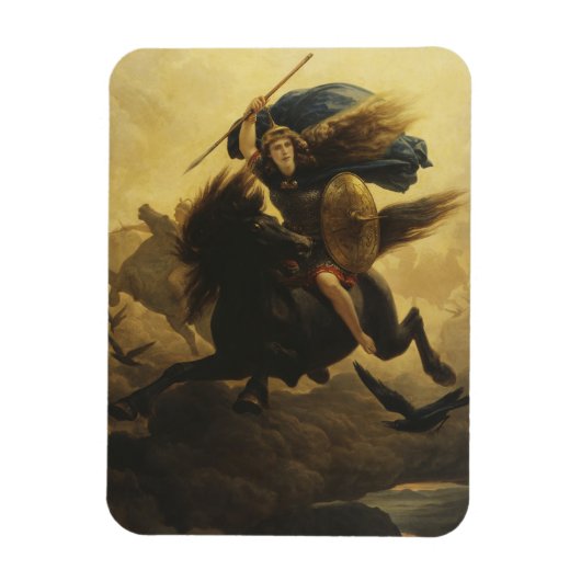 Valkyrie, 1865 (キャンバス油) マグネット (縦)