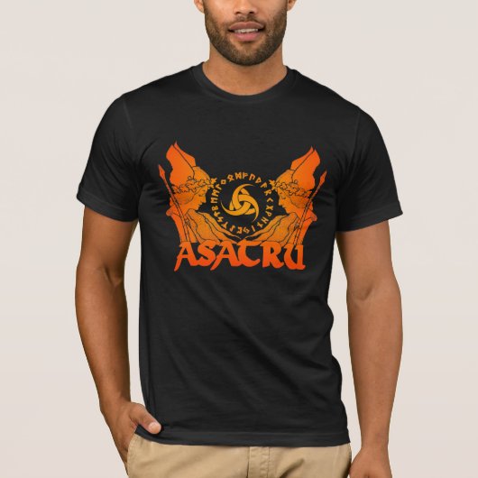 Valkyrie Asatruのワイシャツ Tシャツ (正面)