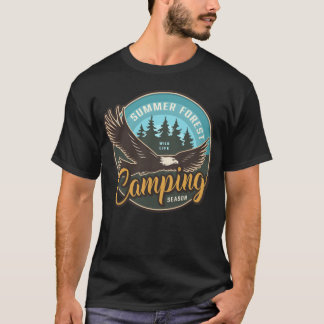 VALKYRIE SUMMER FOREST CAMPING SEASON boy Tシャツ