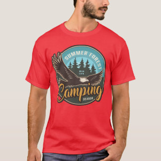 VALKYRIE SUMMER FOREST CAMPING SEASON boy Tシャツ