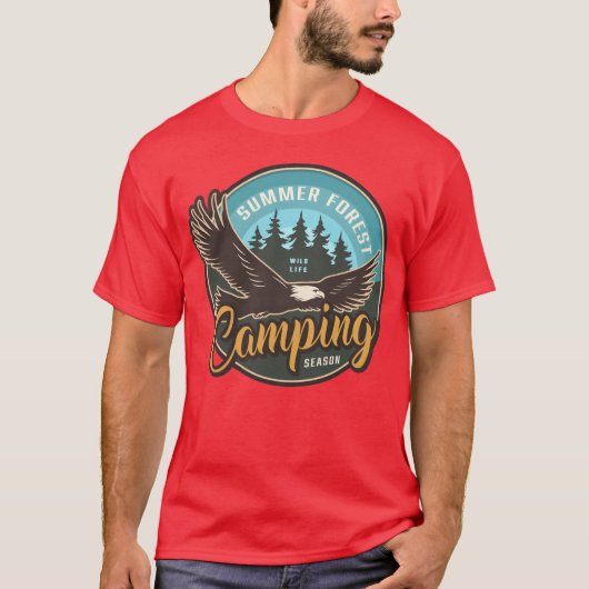 VALKYRIE SUMMER FOREST CAMPING SEASON boy Tシャツ (正面)