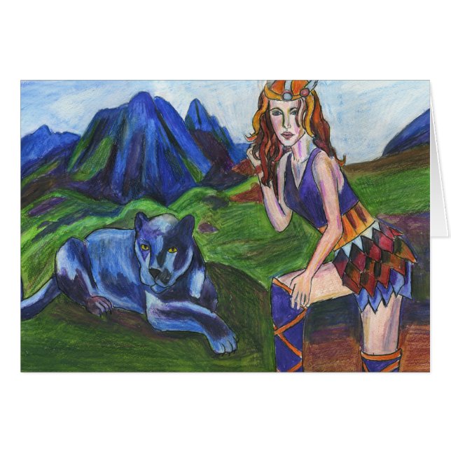 ValkyriesカードのFreya (正面横)