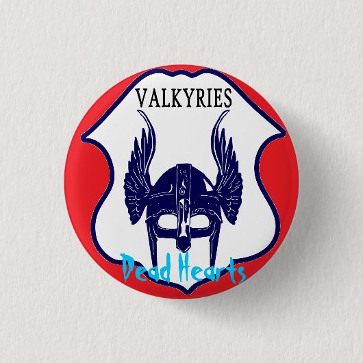 Valkyries -死んだハート小説 缶バッジ (正面)