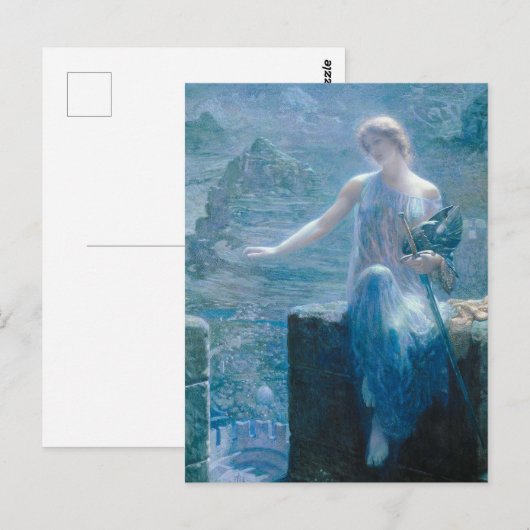 Valkyrie's Vigil Edward Robert Hughes ポストカード (正面/裏面)