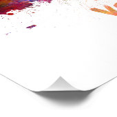 Valladolid skyline in watercolor フォトプリント            (角)