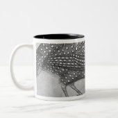 Vallardiのアルバムからのホロホロ鳥、 ツートーンマグカップ (左)