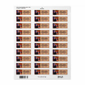 Vallarta Catrinas花とキャンドル1718アドレス ラベル (フルシート)