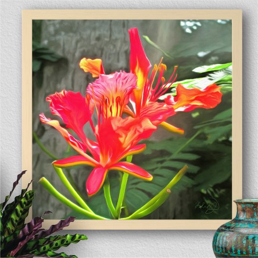 Vallarta Flaming Beauty 1583 Art Print ポスター