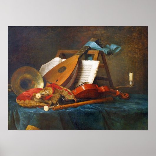 Vallayer-Coster – 音楽1770の属性 ポスター (正面)