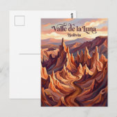 Valle de la Luna Bolivia ポストカード (正面/裏面)