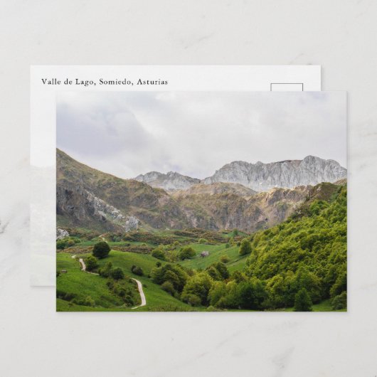Valle de Lago, Somiedo Natural Park in Spain ポストカード (正面/裏面)