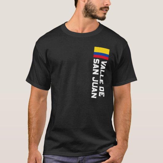 Valle de San Juan Colombiaコロンビア人女性のための女性 Tシャツ (正面)