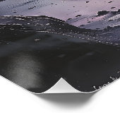 Valle Lunar con Tortuga: Nocturno Surrealista ポスター (コーナー)