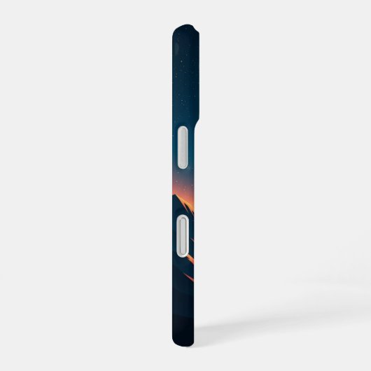 Vallée Rétro de la Chute d'Étoiles iPhone 16ケース (右側面)