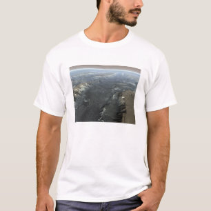Valles Marinerisの火星のグランドキャニオン Tシャツ
