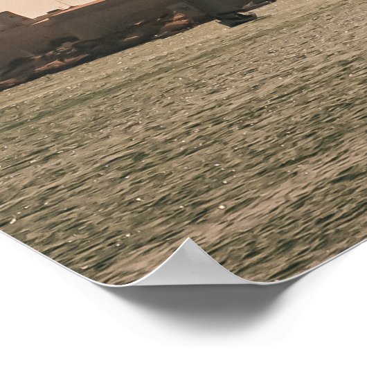 Valletta's Golden Harbor View ポスター (角)