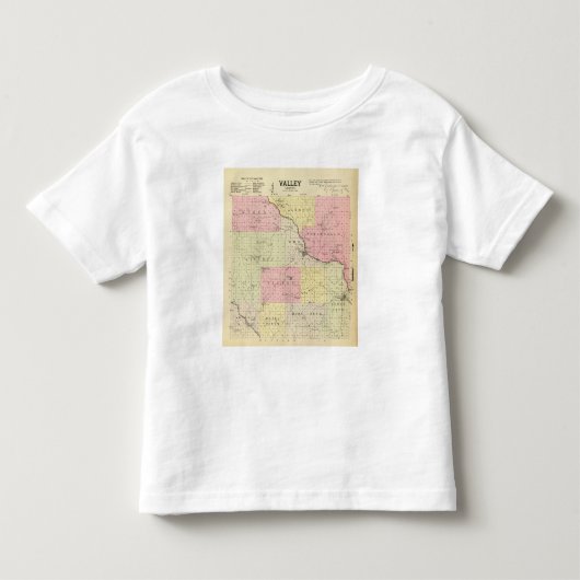 Valley郡、ネブラスカ トドラーTシャツ (正面)