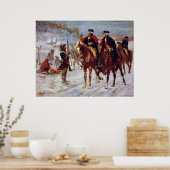 Valley Forgeのワシントンとラファイエット~ ポスター (キッチン)