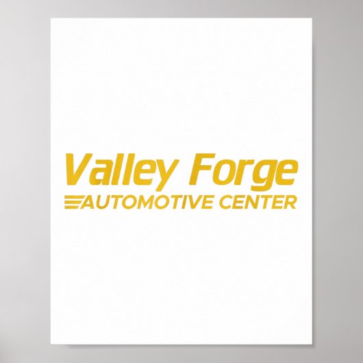 Valley Forge Automotive  ポスター (正面)