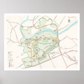 Valley Forge National Historical Park Map (2000)  ポスター (正面)