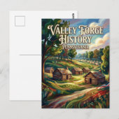 Valley Forge National Historical Park Pennsylvania ポストカード (正面/裏面)